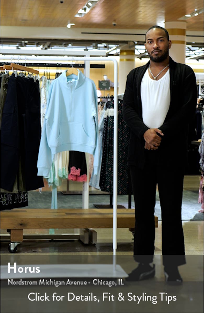 Kids' Cloud Fleece Half Zip Sweatshirt, sales video thumbnail