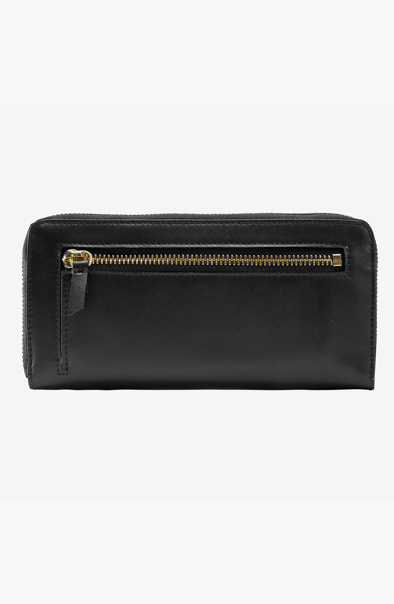 Tusk Joy Single Zip Wallet, Alternate, color, Black