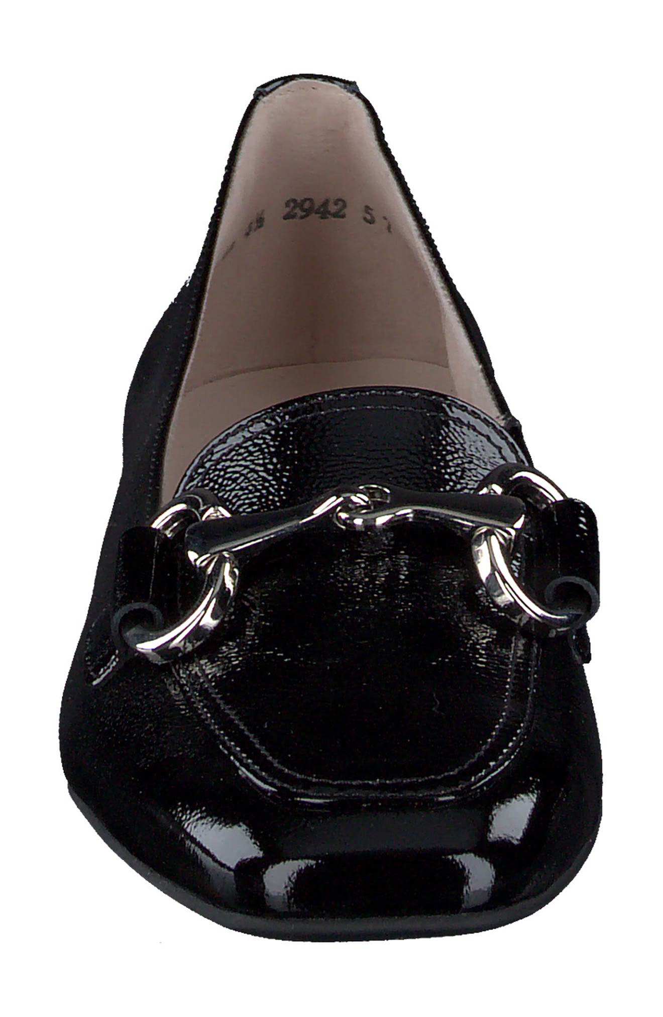 Lil Flat, Alternate, color, BLACK CRINKLED PATENT