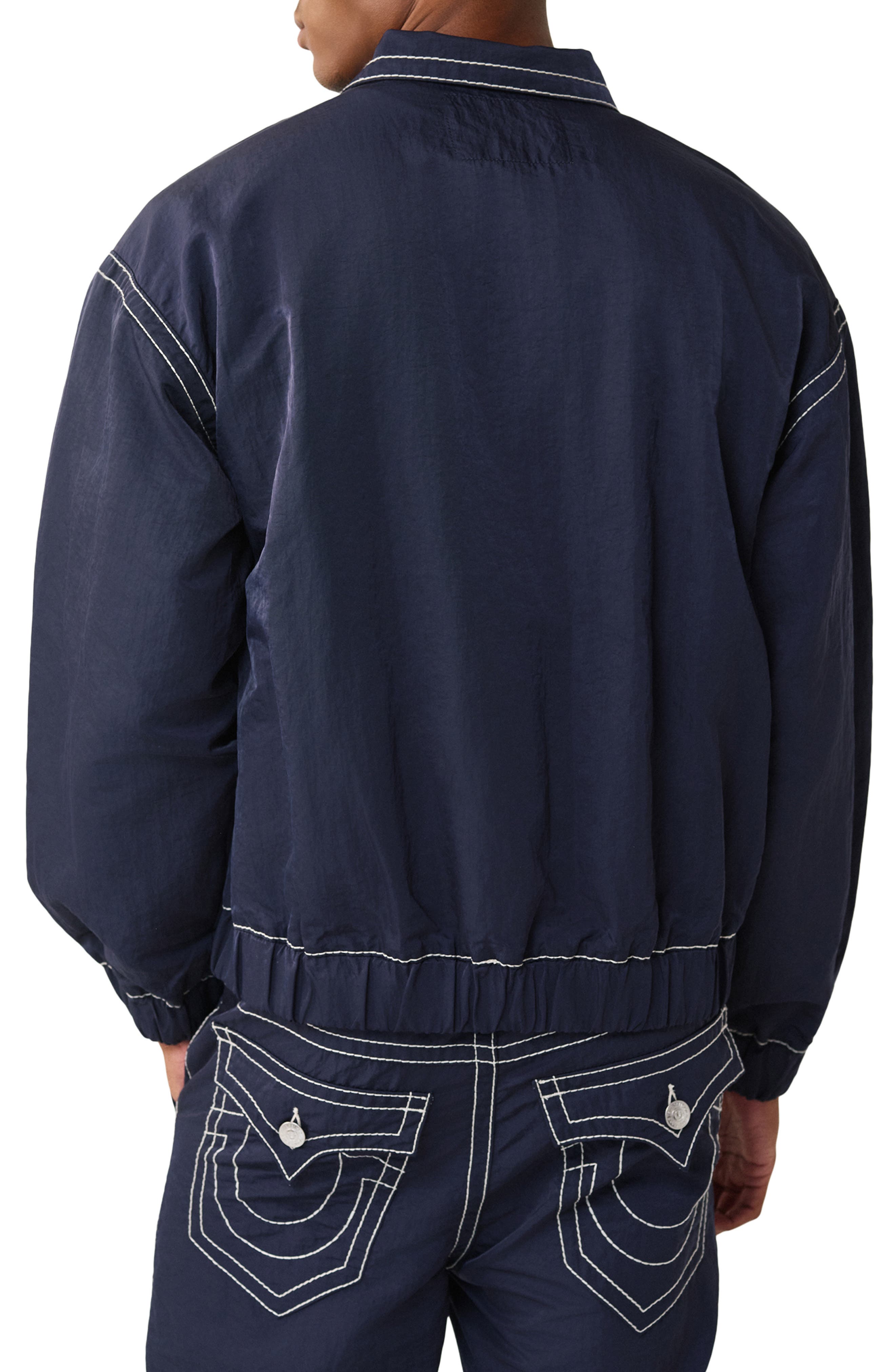 Big T Nylon Quarter Zip Jacket - image 2