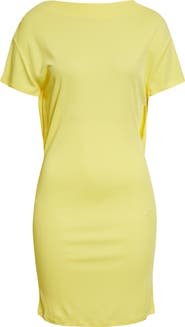 Jacquemus La Robe Mistral Plunge Back Jersey Minidress