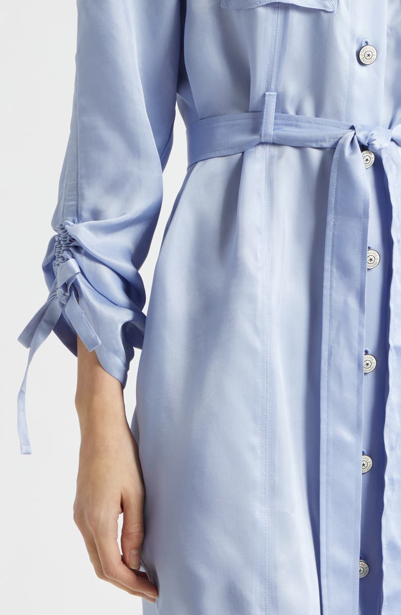 Cinq à Sept Dale Shirtdress, Alternate, color, Twilight Mist
