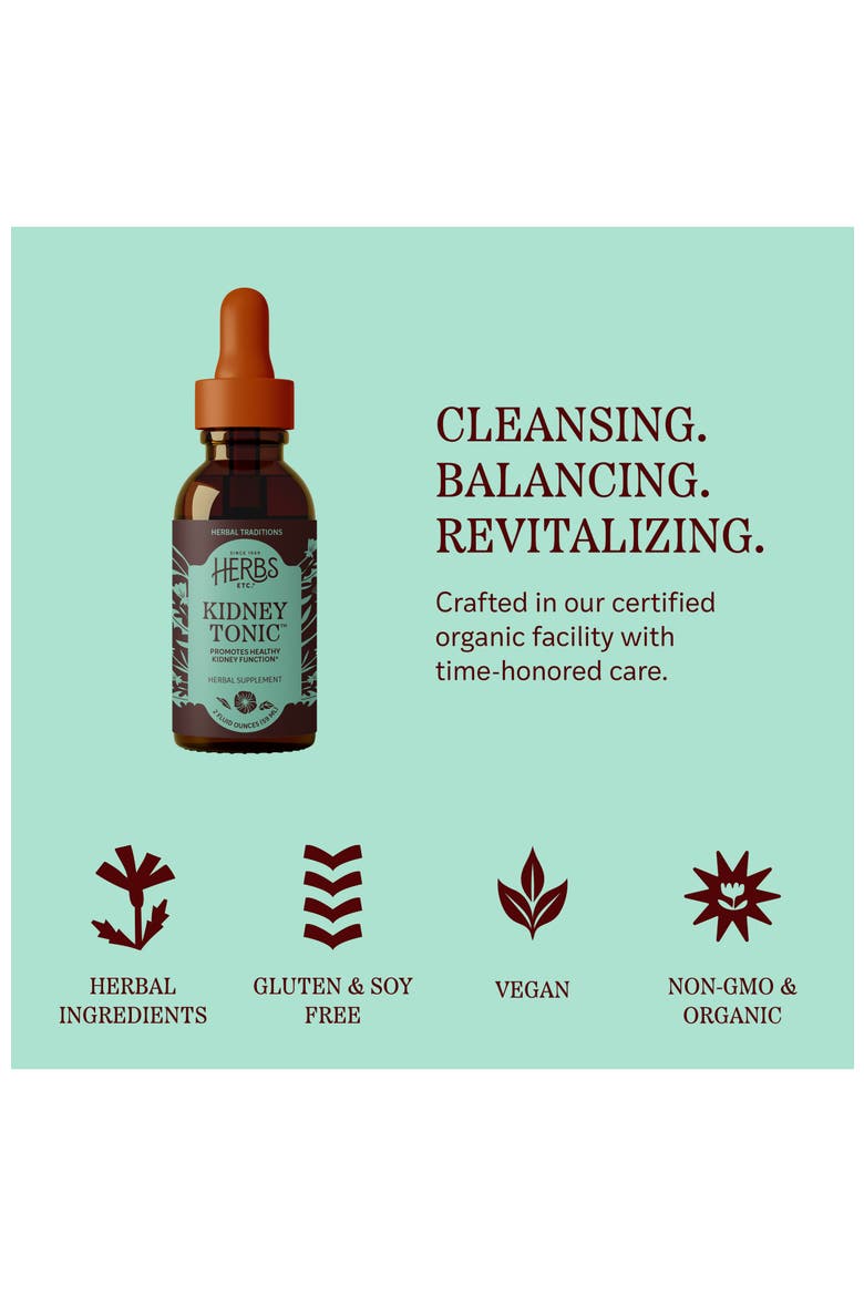 Kidney Tonic 2 oz, Alternate, color, No Color