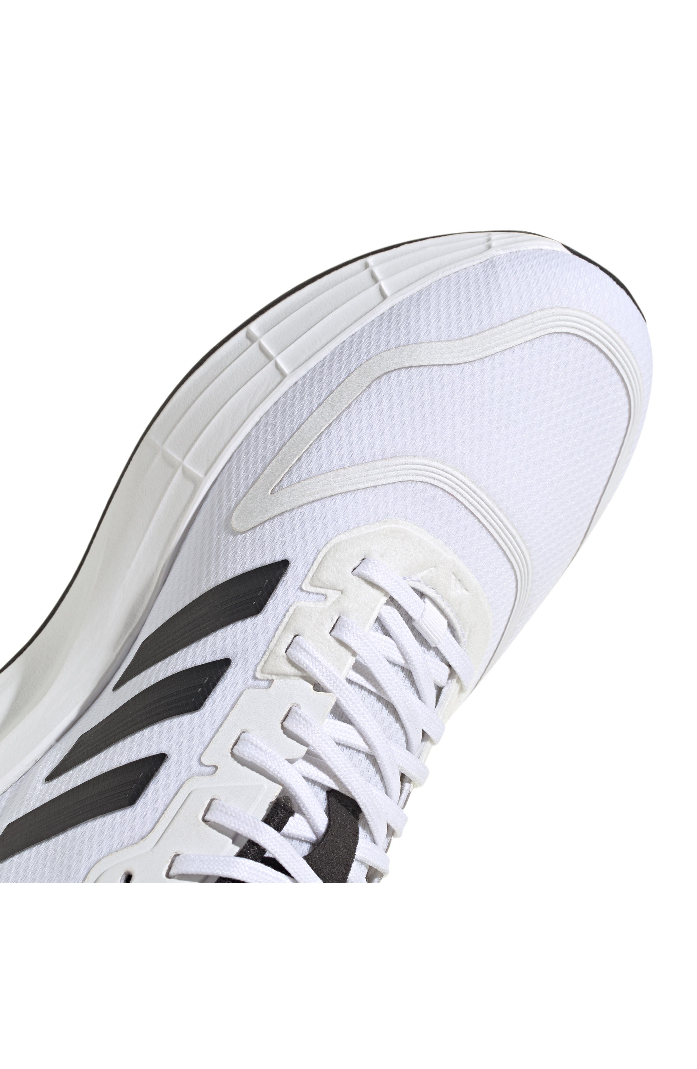 adidas Duramo 10 Sneaker, Alternate, color, White/ Black/ White