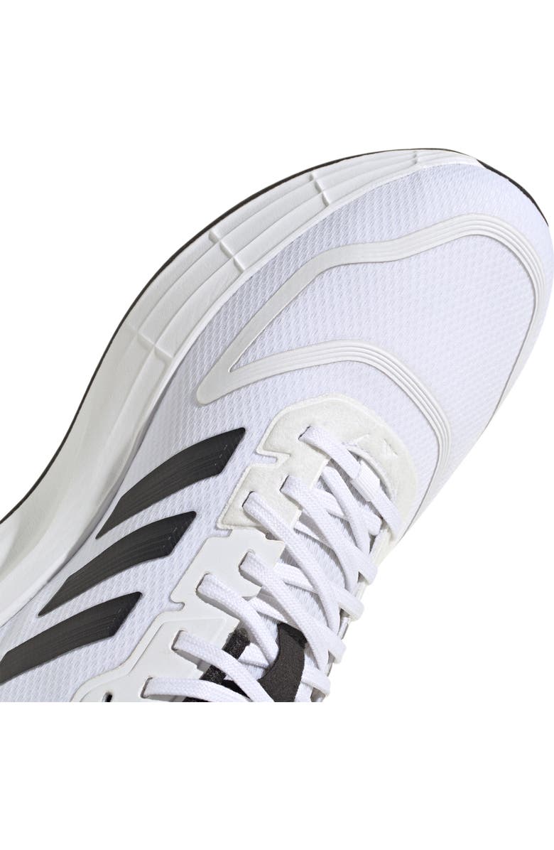 adidas Duramo 10 Sneaker, Alternate, color, White/ Black/ White