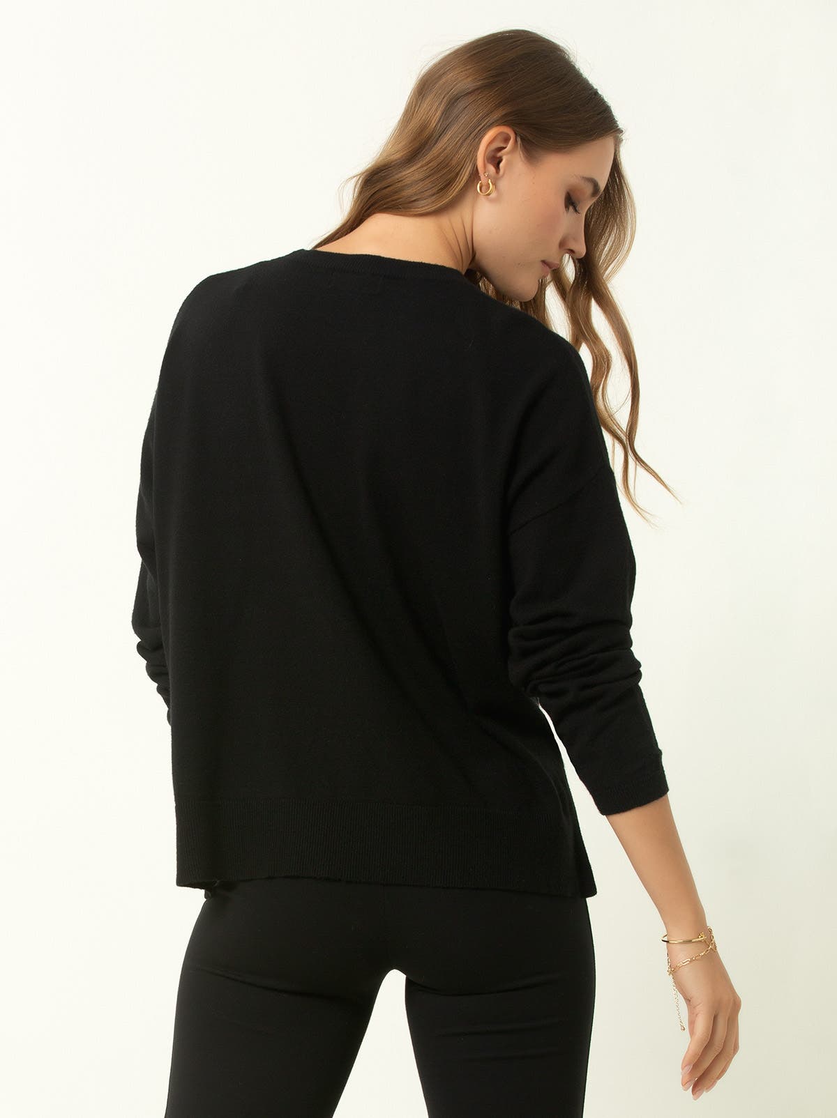 Relaxed Crew Neck Sweater - image 2