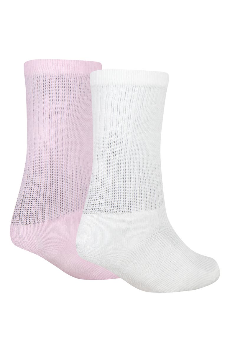 Nike Kids' 2-Pack C-Day Cushion Crew Socks, Alternate, color, Pink Foam