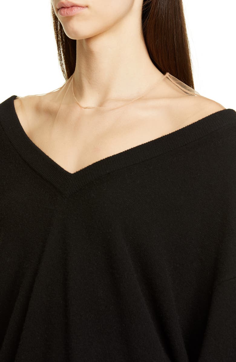 Alexander Wang Illusion Neck Sweater, Alternate, color,