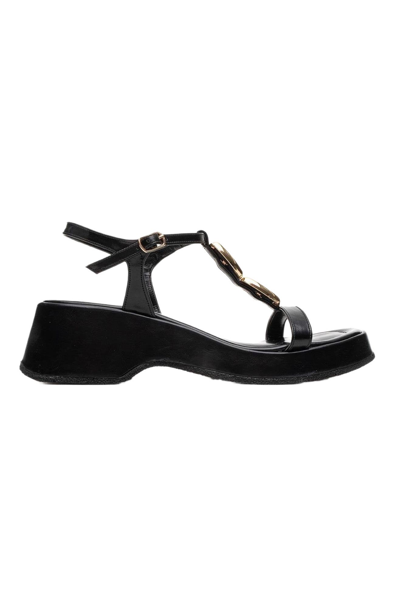 Prologue Shoes Kerry Buckle Platform Sandal, Alternate, color, 