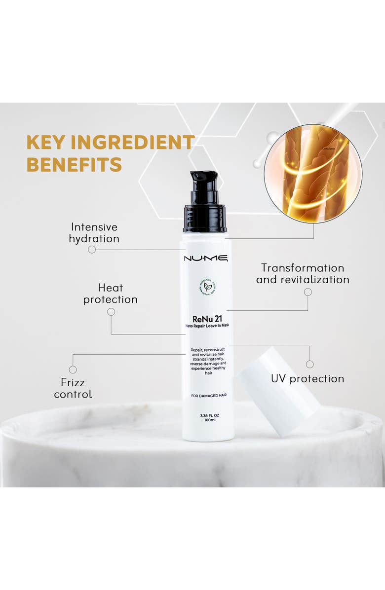 NUME Restore Scalp Serum + Leave-In Mask, Alternate, color, White