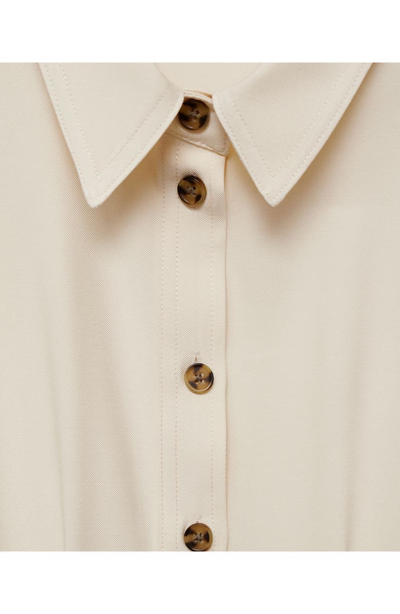 MANGO Belted Midi Shirtdress, Alternate, color, 