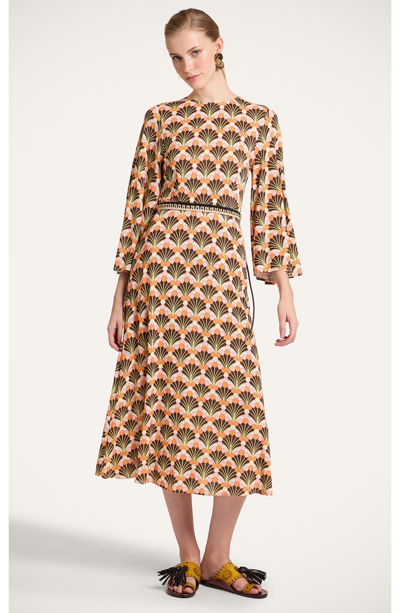 La DoubleJ Sorella Dress, Main, color, Florette Fan Brown