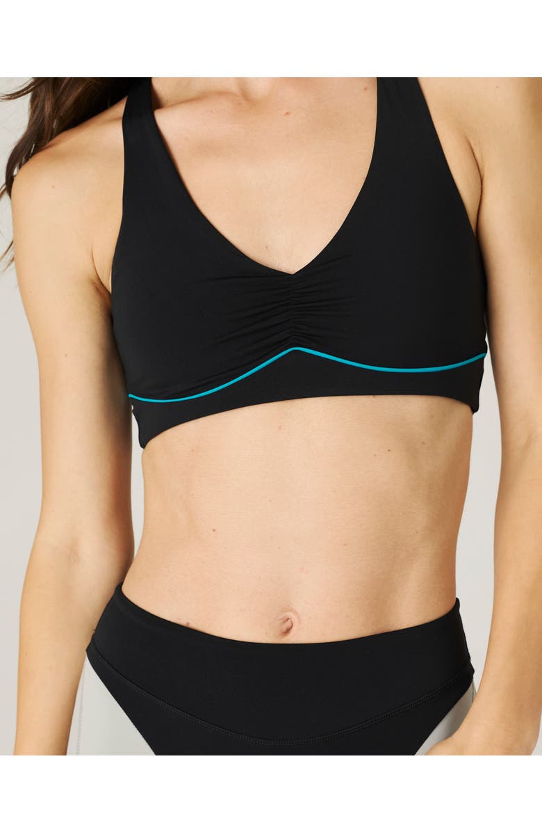 Daughter Lessons Retrofit Sports Bra, Main, color, Black