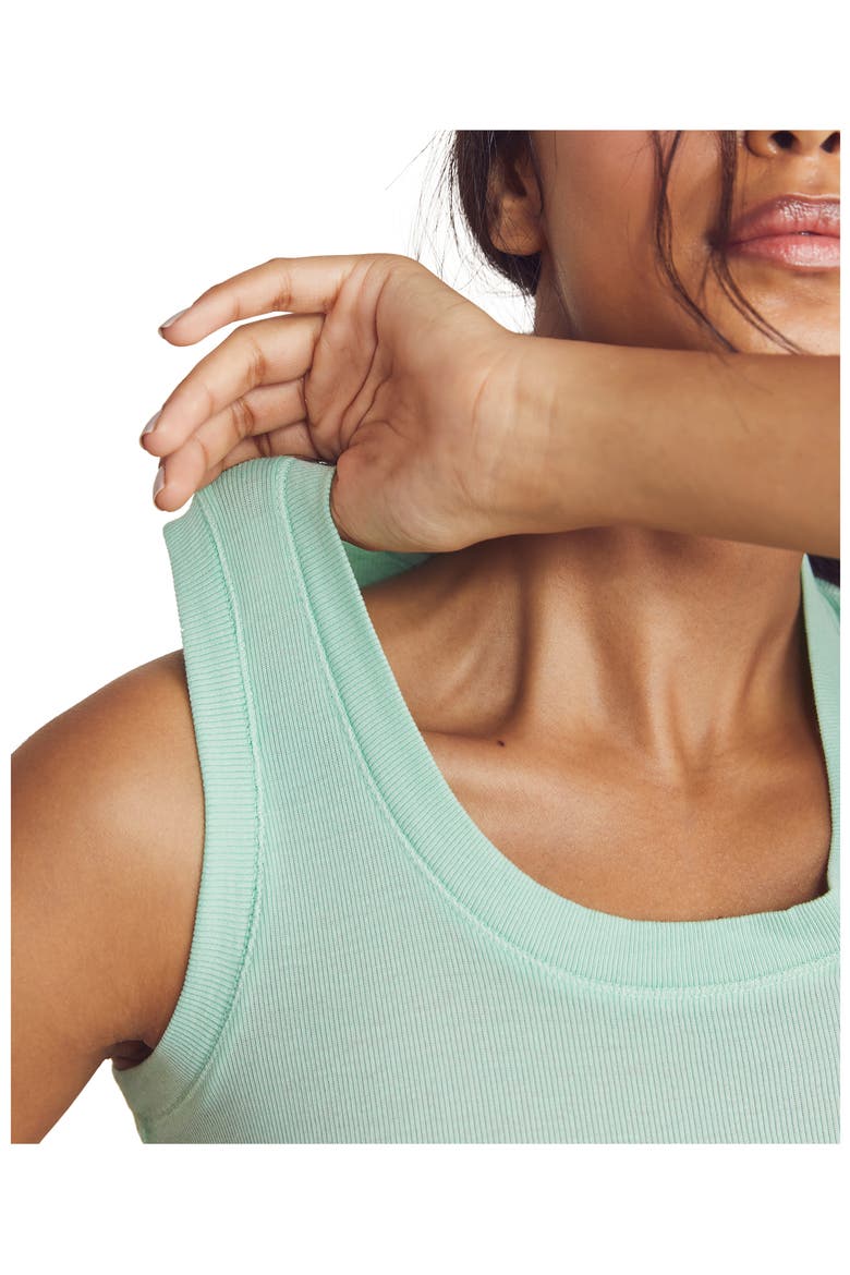 Scoop Neck Tank Top, Alternate, color, SUCCULENT
