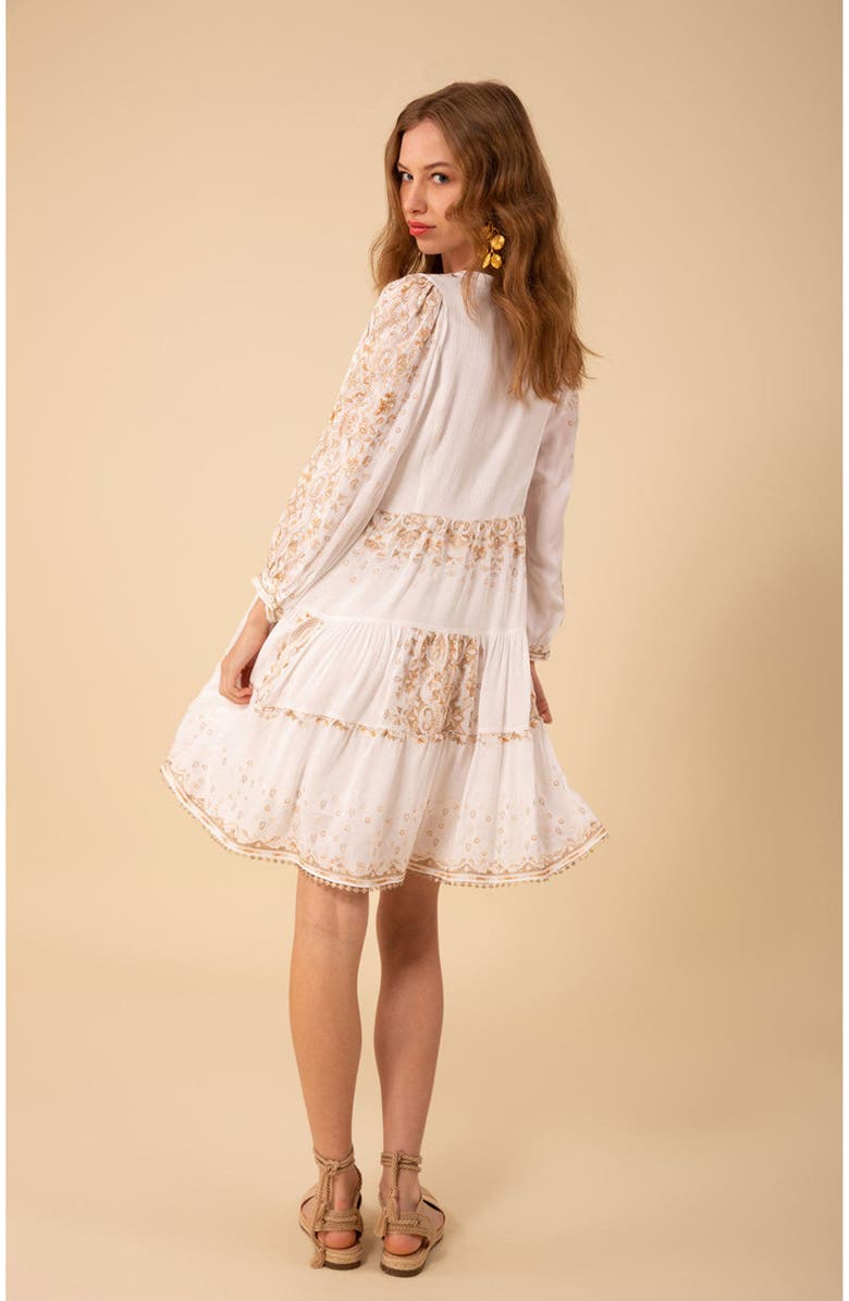 Hale Bob Emery Embroidered Dress, Alternate, color,