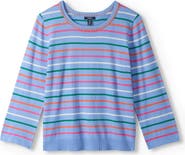 Hatley Stripe Embroidered Cotton T-Shirt Shirt