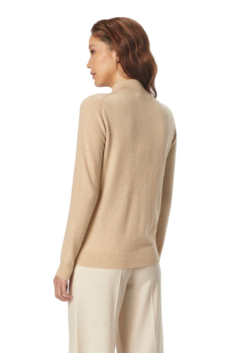 Gobi Cashmere Essential Cashmere Full-Zip Cardigan, Alternate, color, Beige