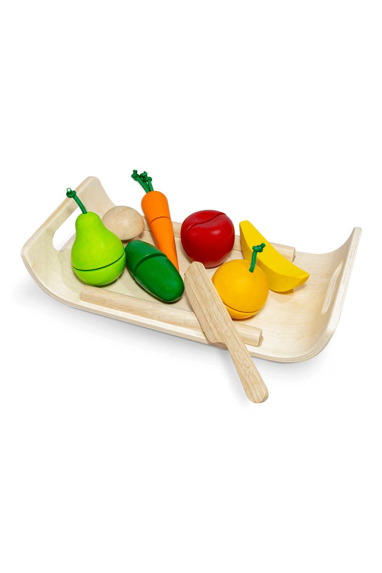 14-Piece Assorted Fruit & Vegetable Tray Set, Main, color, MULTI