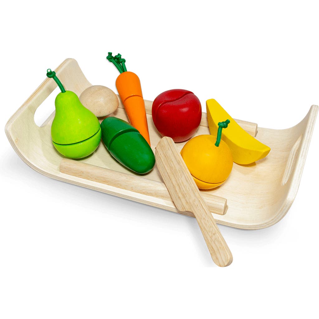 PlanToys® 14-Piece Assorted Fruit & Vegetable Tray Set in Multi  product