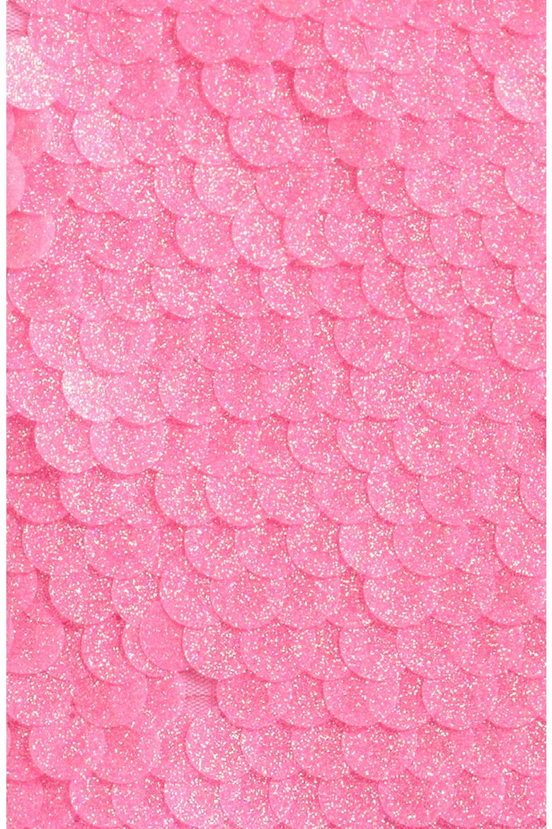 Kids' Sequin One-Shoulder One-Piece Swimsuit, Alternate, color, PINK