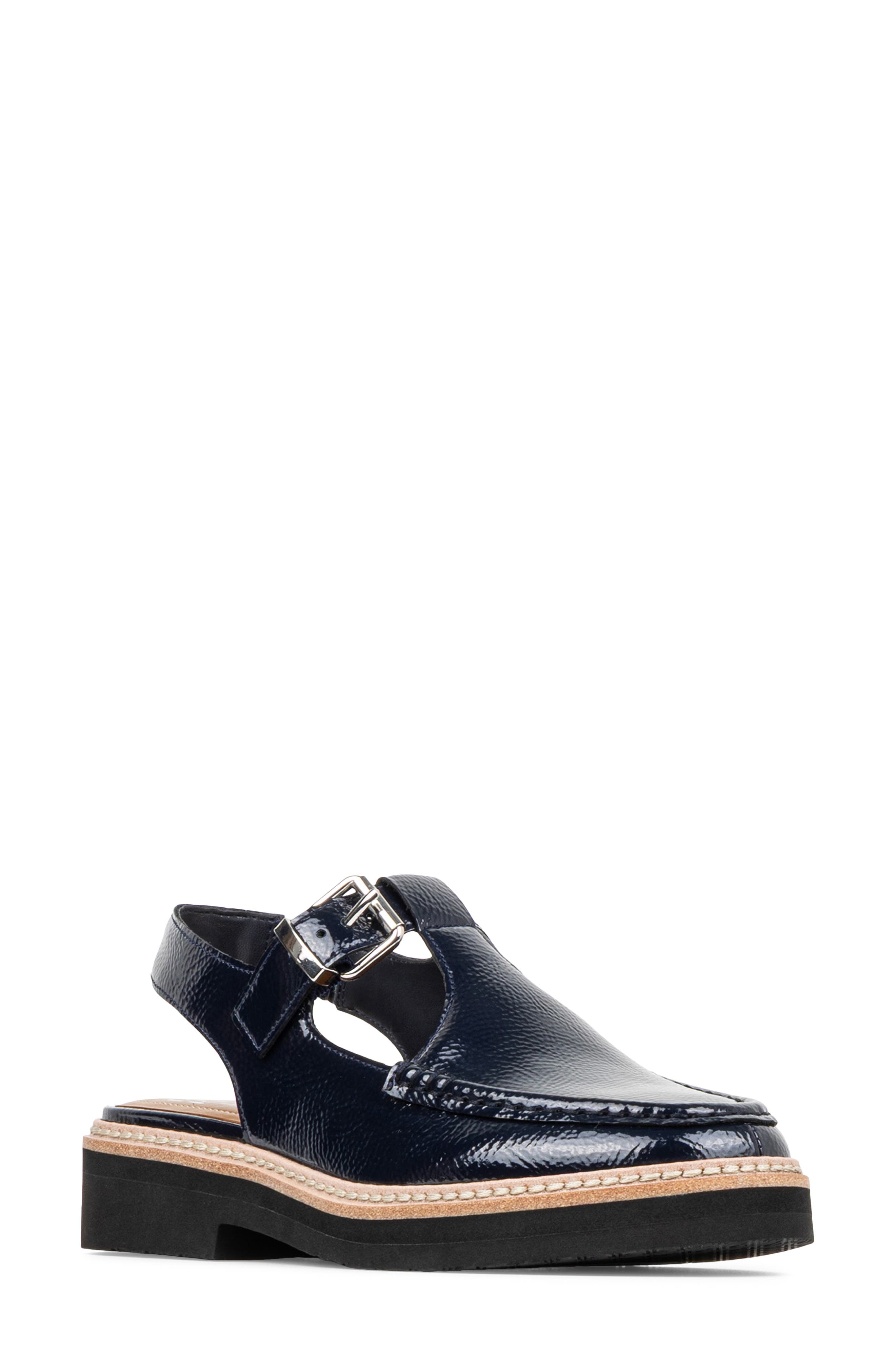 Donald Pliner Lileas Slingback Loafer In Navy