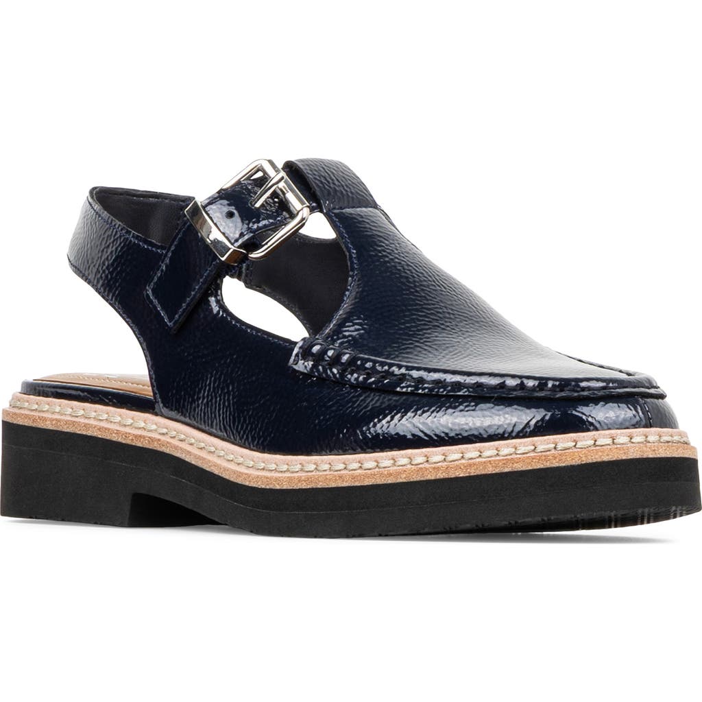 Donald Pliner Lileas Slingback Loafer In Navy