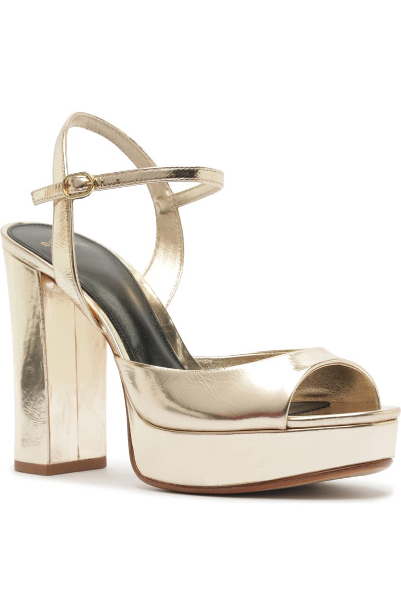 Alexandre Birman Amy Platform Sandal, Main, color, Golden