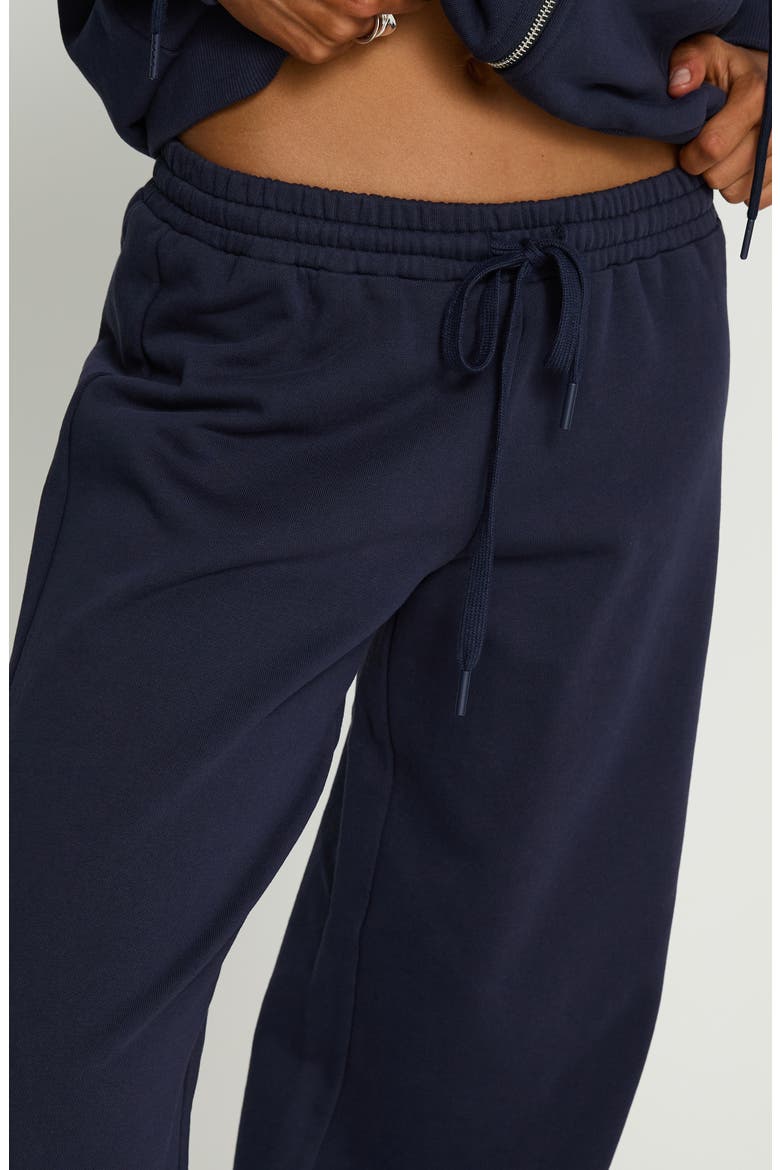 Summits Mid Rise Flare Track Pants, Alternate, color, NAVY