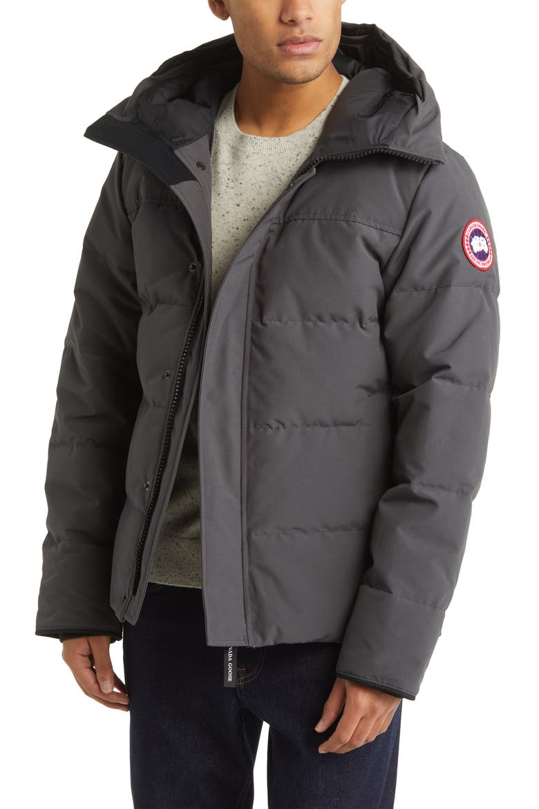 Macmillan Water Repellent 625 Fill Power Down Parka, Main, color, GRAPHITE