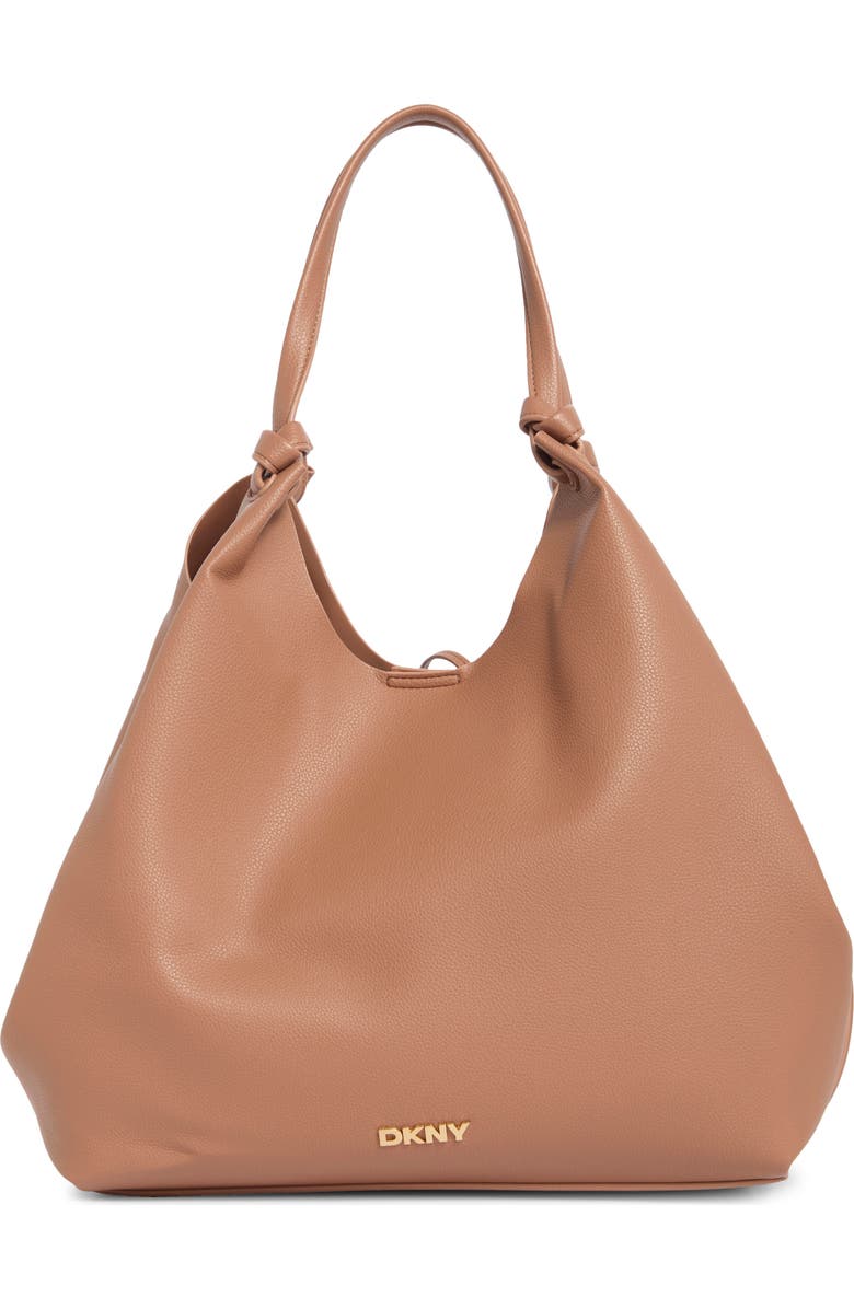 DKNY Paula Large Tote Bag, Main, color, Hot Cocoa