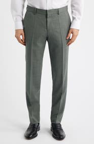 BOSS Genius Slim Fit Virgin Wool Dress Pants