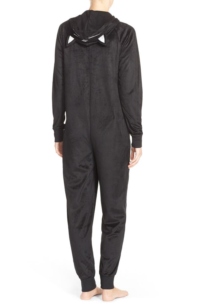 COZY ZOE 'Unicorn' Animal Ear Hooded Jumpsuit, Alternate, color, 