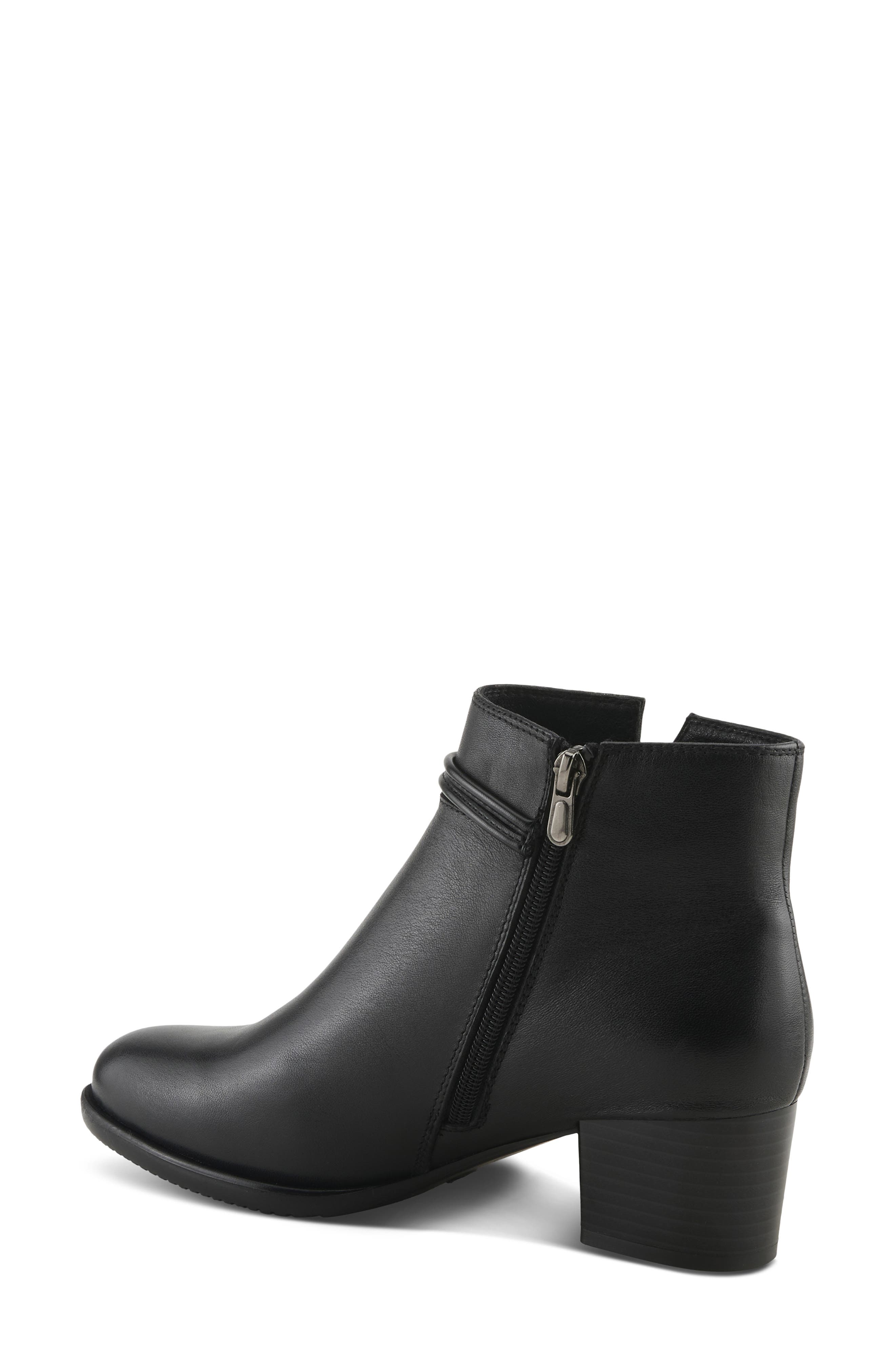 Spring Step The Reeder Block Heel Bootie, Alternate, color, Black