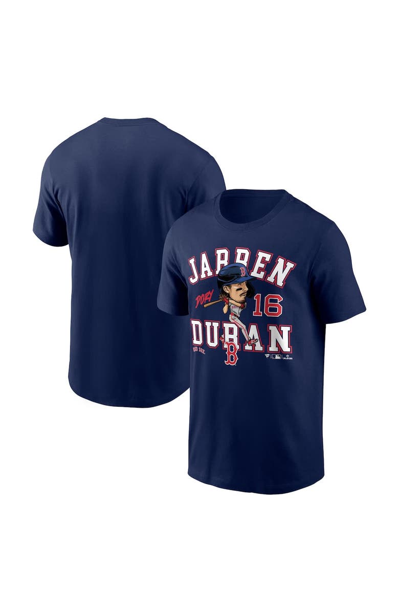 FANATICS Men's Fanatics Jarren Duran Navy Boston Red Sox Hometown Caricature T-Shirt, Main, color, Navy