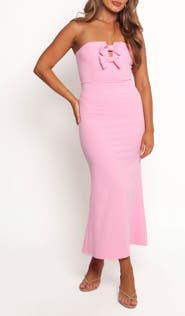 Petal & Pup Briggs Strapless Cocktail Dress