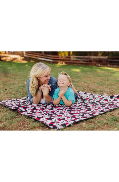 Picnic Time X Disney Mickey Mouse Outdoor Picnic Blanket Tote In Red