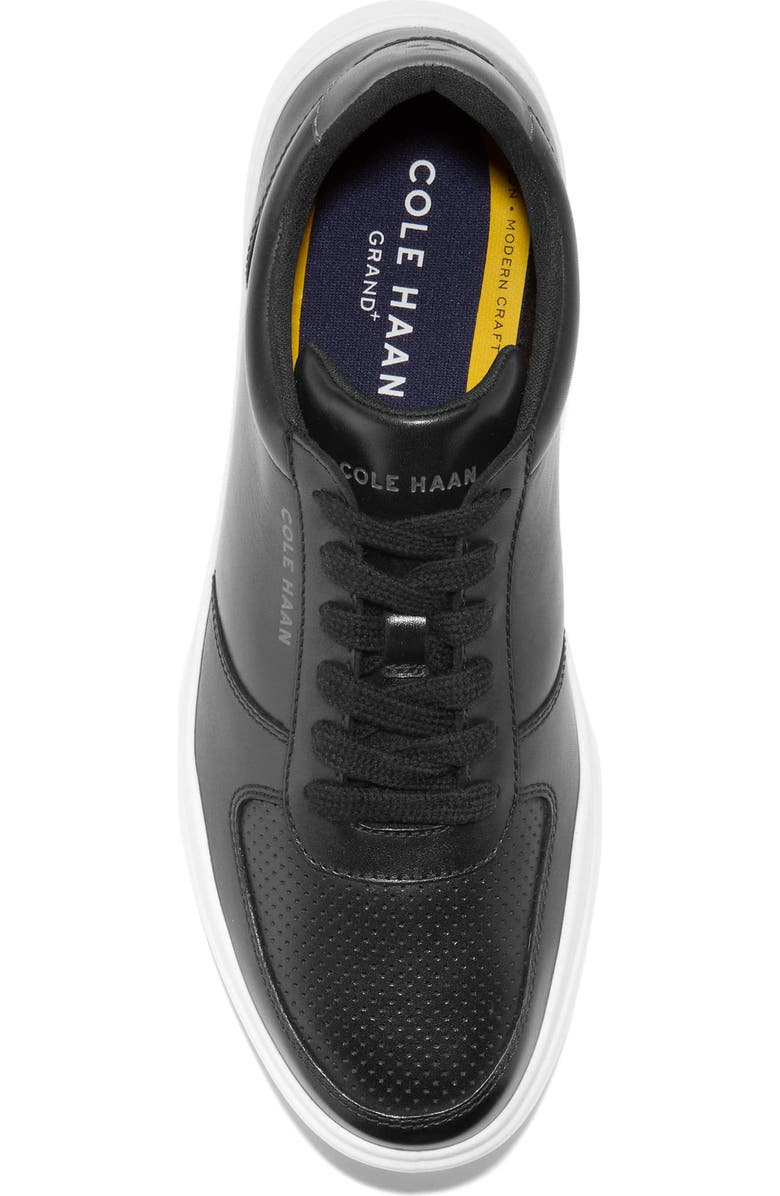 Cole Haan Grand+ Pureshot Court Sneaker, Alternate, color, Black / Optic White