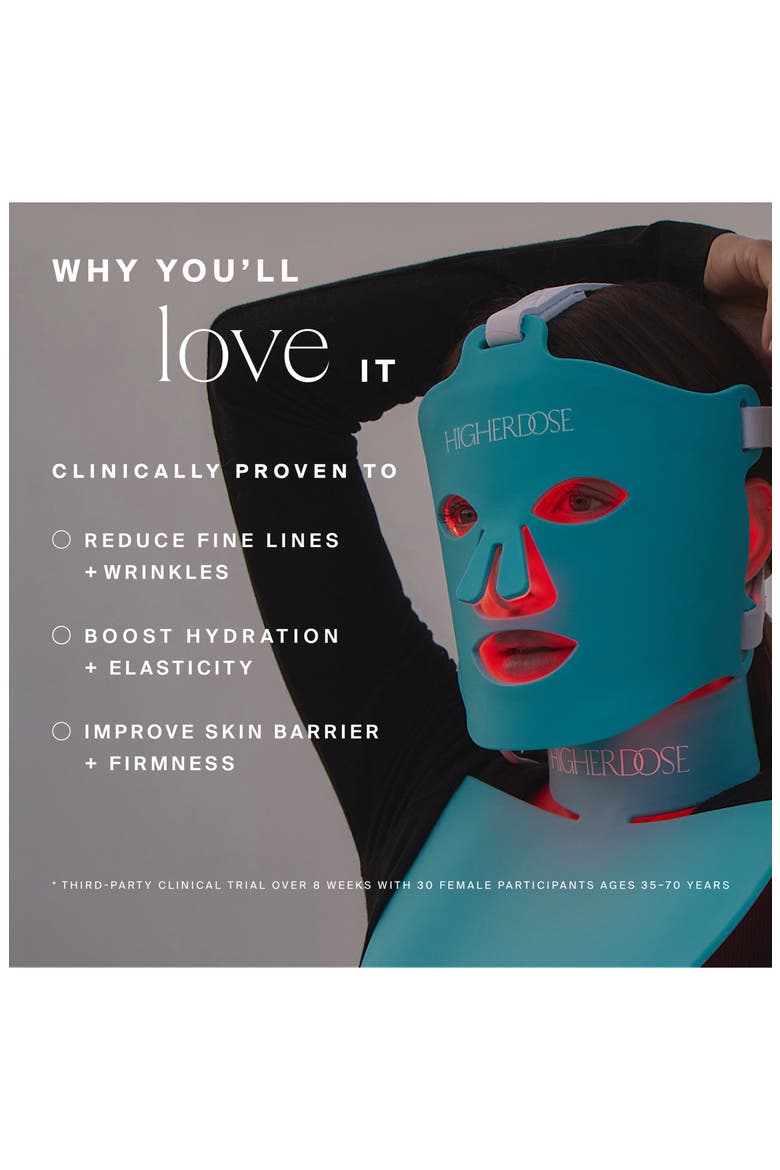 Red Light Face Mask, Alternate, color, BLUE
