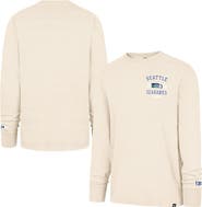 '47 Men's '47 Tan Seattle Seahawks Heavy Slub Long Sleeve T-Shirt