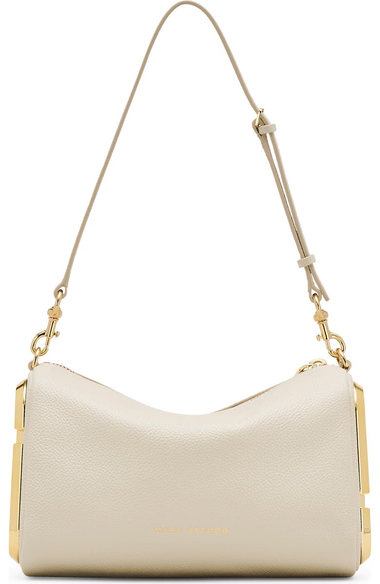 Marc Jacobs The Snapshot Leather Shoulder Bag, Alternate, color, Cloud White