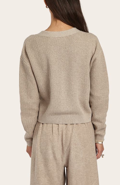 Oyun Kate Funnel Neck Sweater In Brown