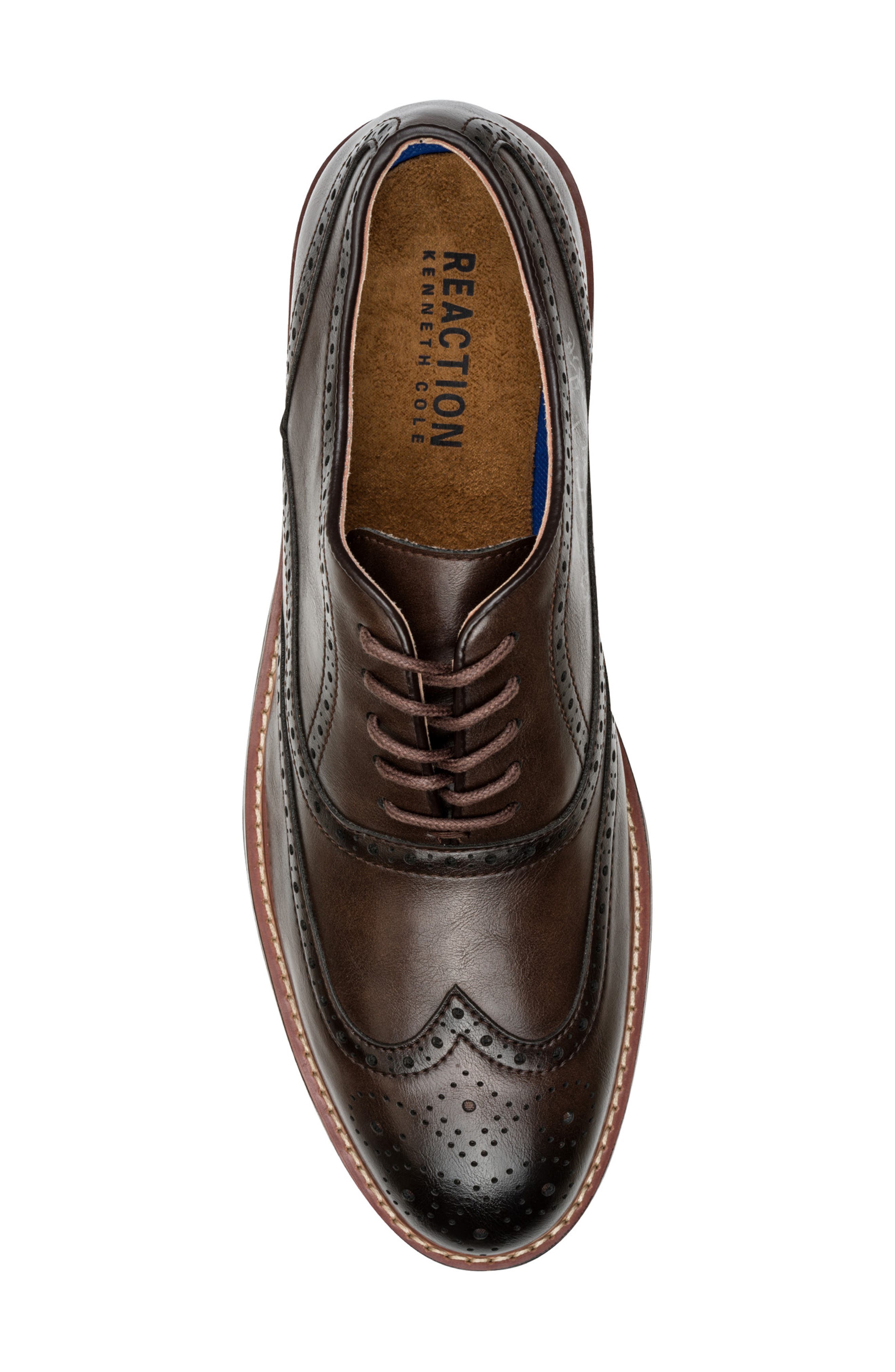 Lance Wingtip Oxford, Alternate, color, DARK BROWN