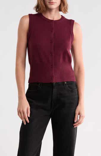 Button Sweater Vest