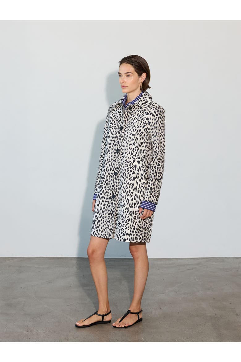 ALAINE Coat Cheetah Print, Alternate, color, Black Multi