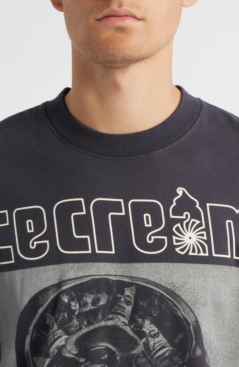 ICECREAM Money On My Mind Graphic T-Shirt, Alternate, color, Charcoal Art