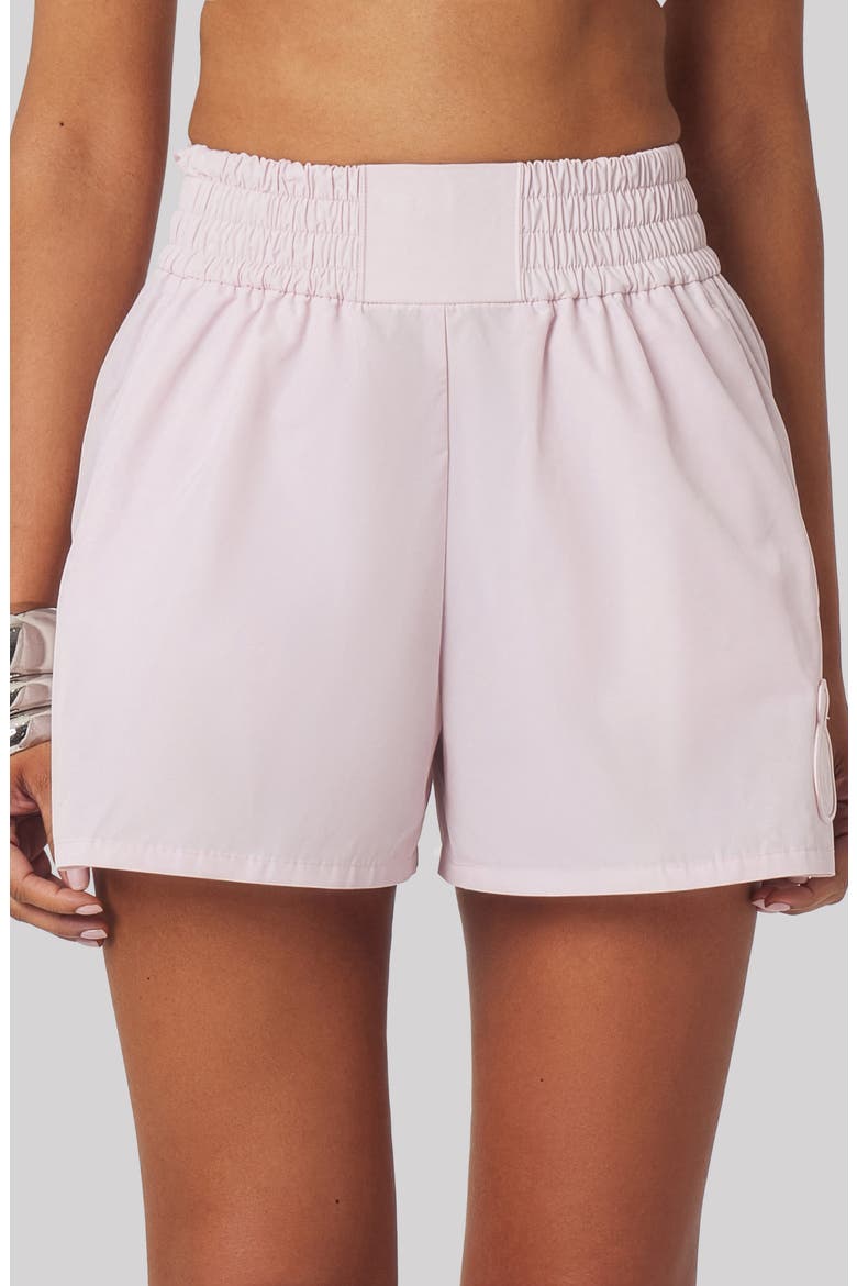 Casey Woven Shorts, Alternate, color, PETAL PINK