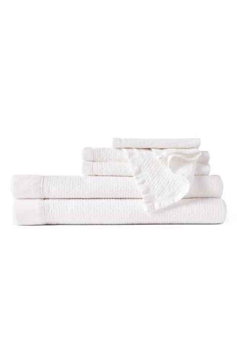 Adriatic 6-Piece Organic Cotton Towel Set