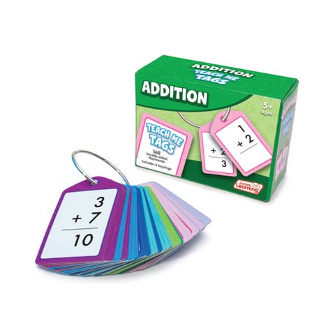 Addition Teach Me Tags Flash Cards, Ages 5+