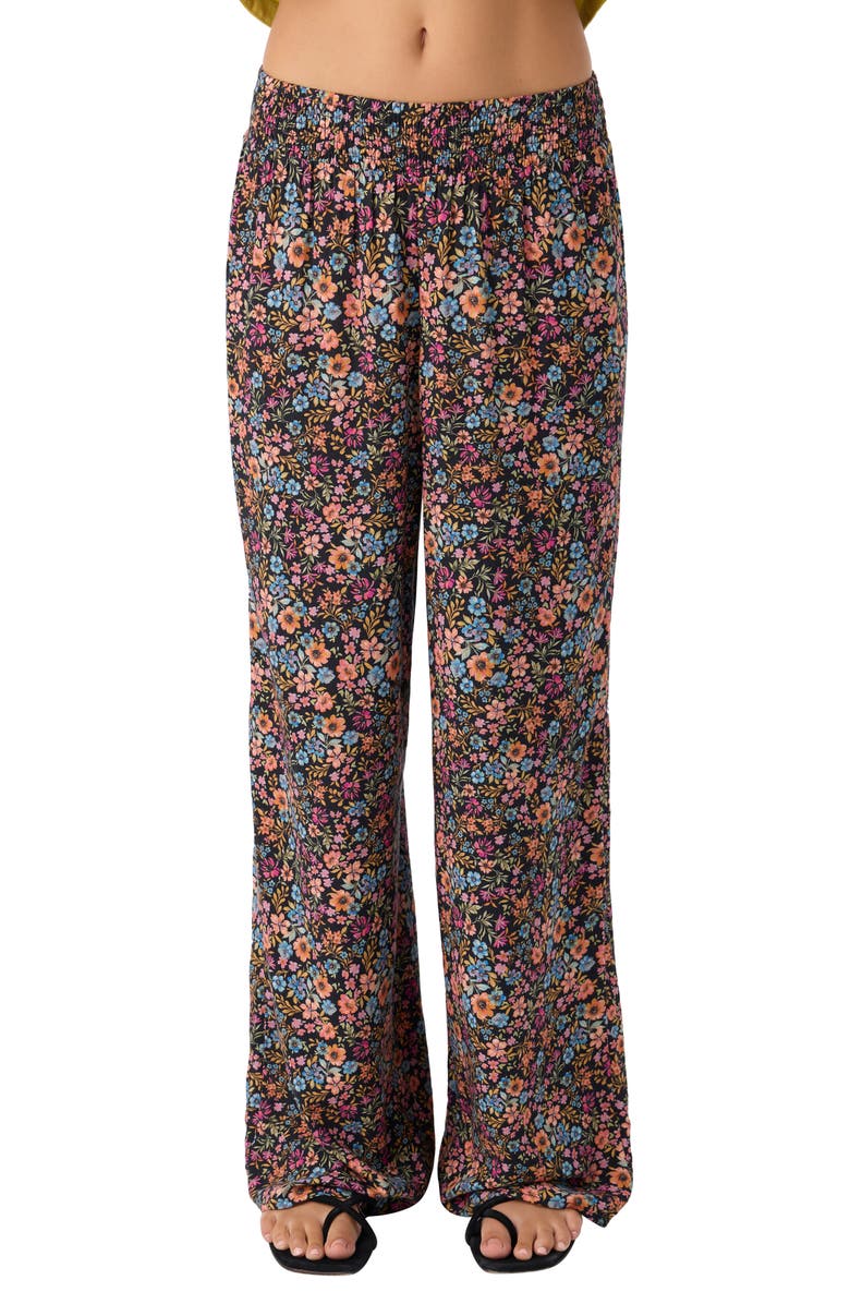 O'Neill Jonie Ditsy Floral Wide Leg Pants, Main, color,
