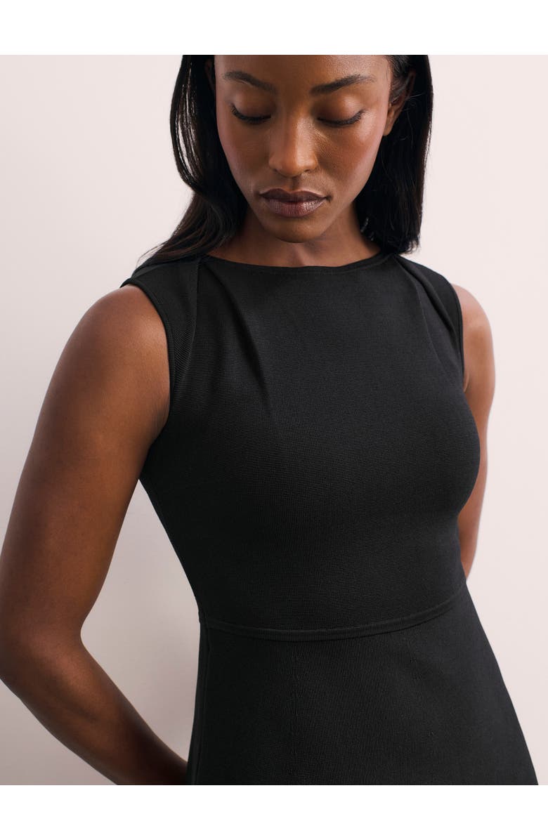The Fold Parella Sculpt Knit Dress, Alternate, color, Black